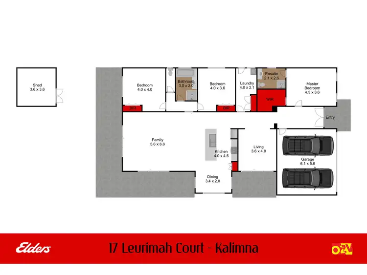 Floorplan of Homely house listing, 17 Leurimah Court, Kalimna VIC 3909