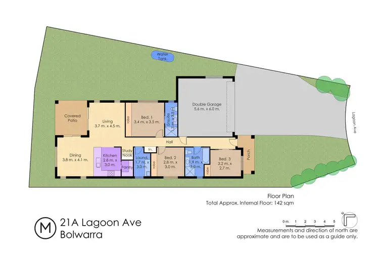 Floorplan of Homely house listing, 21A Lagoon Avenue, Bolwarra NSW 2320