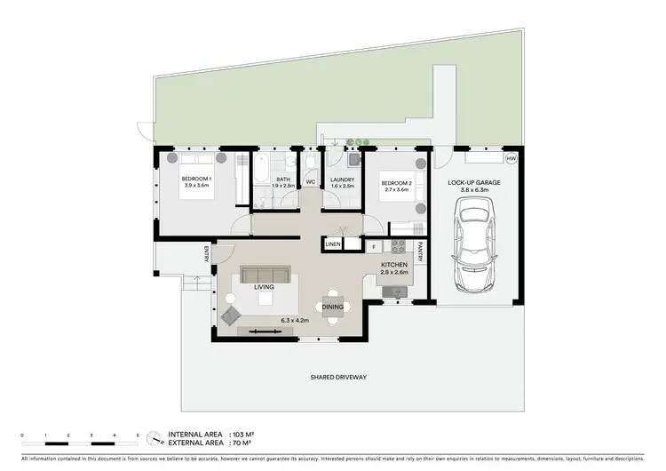 Floorplan of Homely unit listing, 1/14 Knight Close, Nambucca Heads NSW 2448