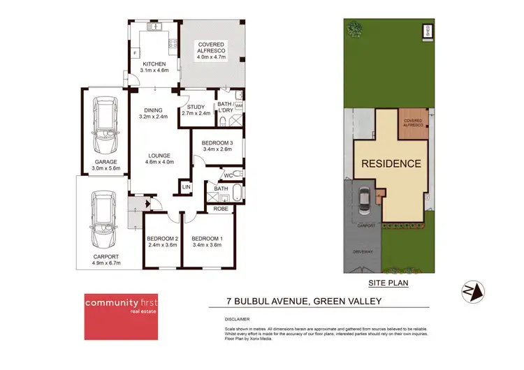 Floorplan of Homely house listing, 7 Bulbul Avenue, Green Valley NSW 2168