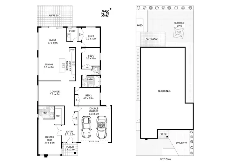 Floorplan of Homely house listing, 18 Belleview Crescent, Beveridge VIC 3753