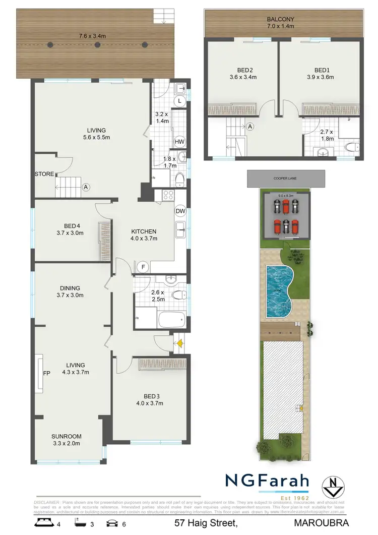 Floorplan of Homely house listing, 57 Haig Street, Maroubra NSW 2035