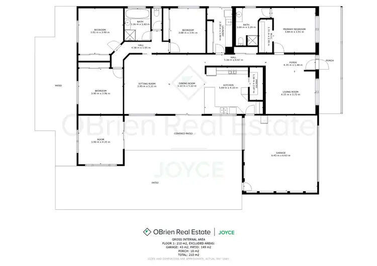 Floorplan of Homely house listing, 6 Todd Street, Wangaratta VIC 3677