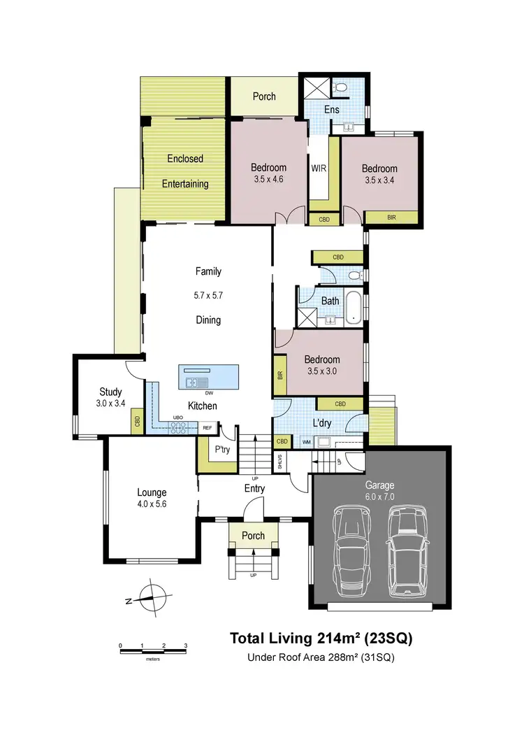 Floorplan of Homely house listing, 198 Bowen Street, Warragul VIC 3820