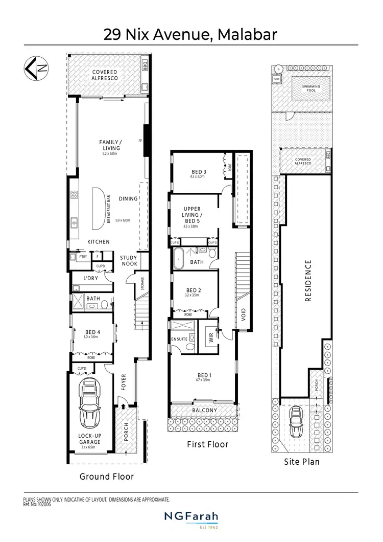 Floorplan of Homely semi-detached listing, 29 Nix Avenue, Malabar NSW 2036