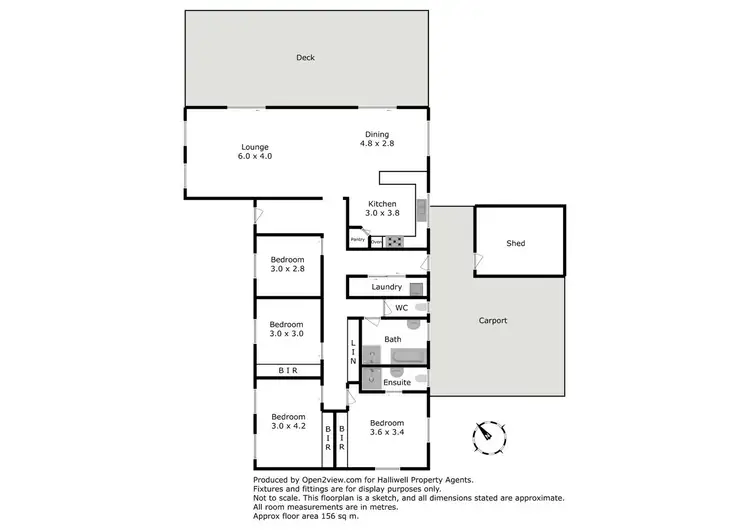 Floorplan of Homely house listing, 3 Wiena Crescent, Miandetta TAS 7310