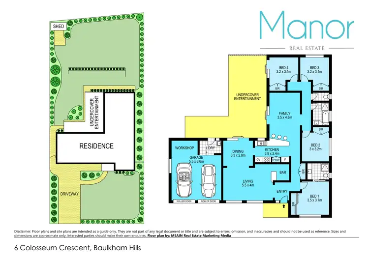Floorplan of Homely house listing, 6 Colosseum Crescent, Baulkham Hills NSW 2153