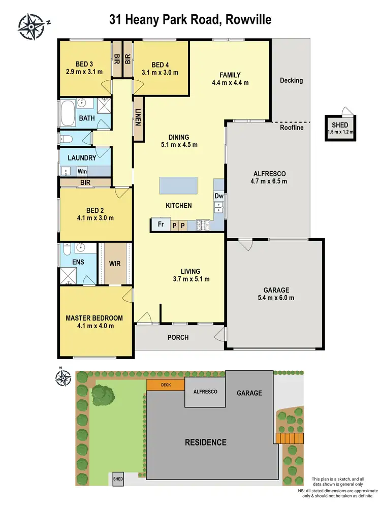 Floorplan of Homely house listing, 31 Heany Park Road, Rowville VIC 3178