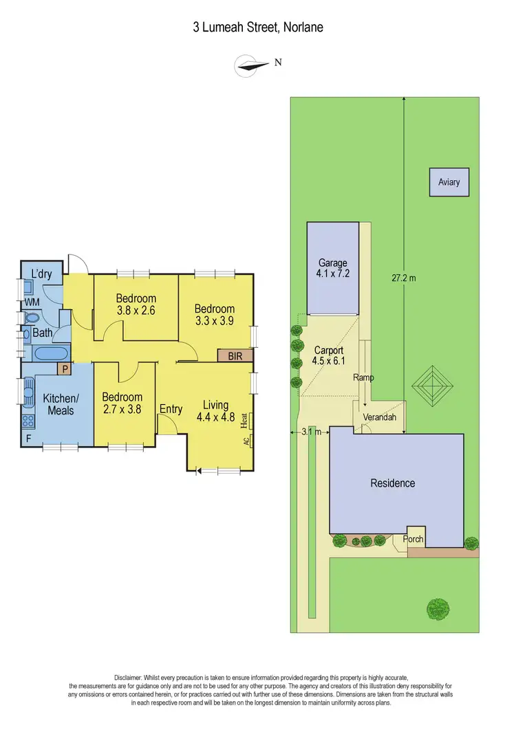 Floorplan of Homely house listing, 3 Lumeah Street, Norlane VIC 3214