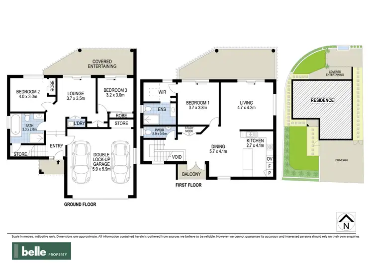 Floorplan of Homely townhouse listing, 2/24 Anne Street, Vincentia NSW 2540