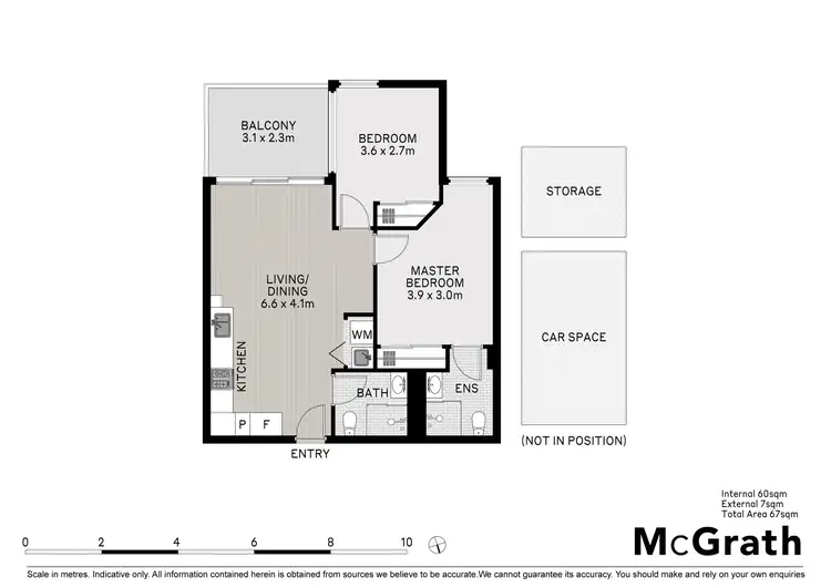 Floorplan of Homely apartment listing, 605/17 Arnold Street, Box Hill VIC 3128
