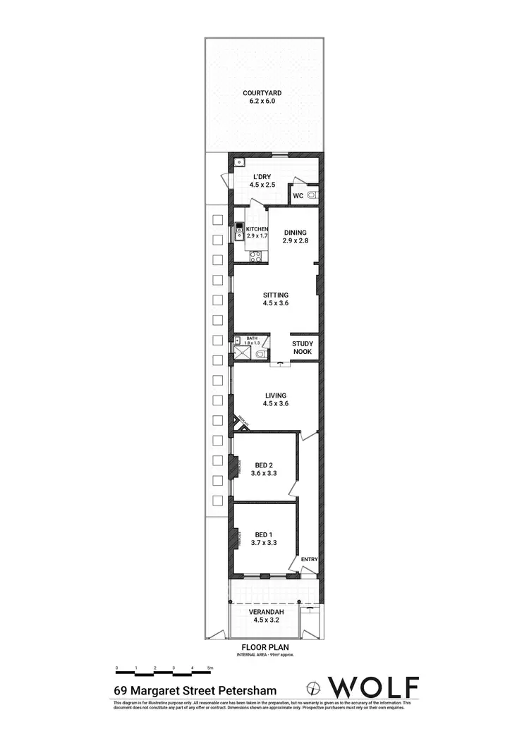 Floorplan of Homely house listing, 69 Margaret Street, Petersham NSW 2049