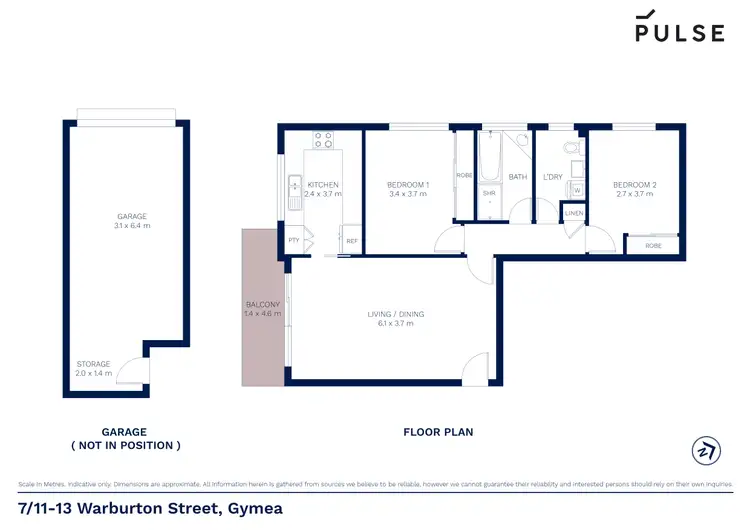Floorplan of Homely apartment listing, 7/11-13 Warburton Street, Gymea NSW 2227