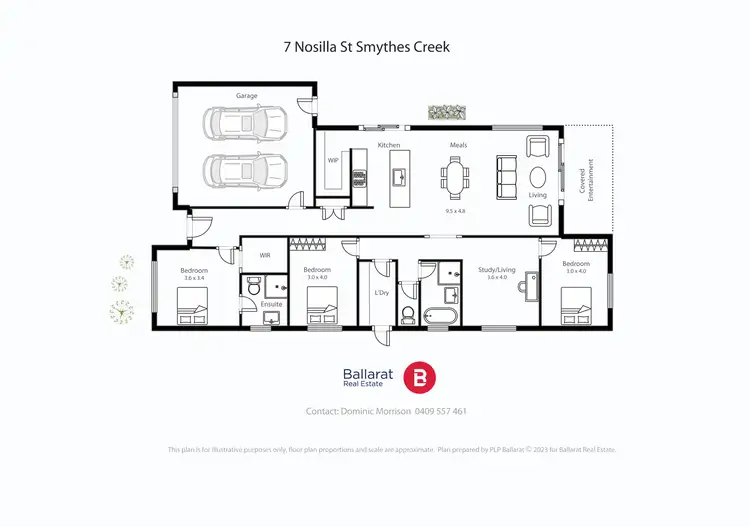 Floorplan of Homely house listing, 7 Nosilla Street, Smythes Creek VIC 3351