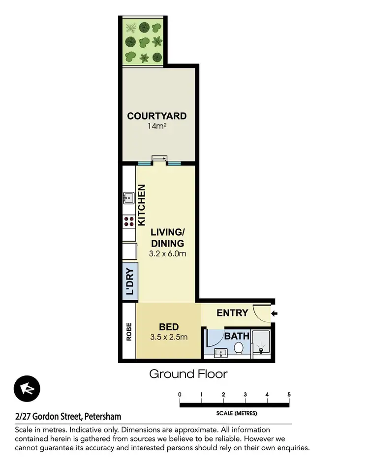Floorplan of Homely apartment listing, 2/27 Gordon Street, Petersham NSW 2049