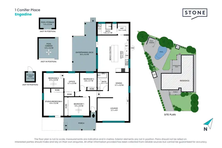 Floorplan of Homely house listing, 1 Conifer Place, Engadine NSW 2233