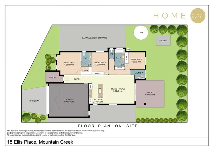 Floorplan of Homely house listing, 18 Ellis Place, Mountain Creek QLD 4557