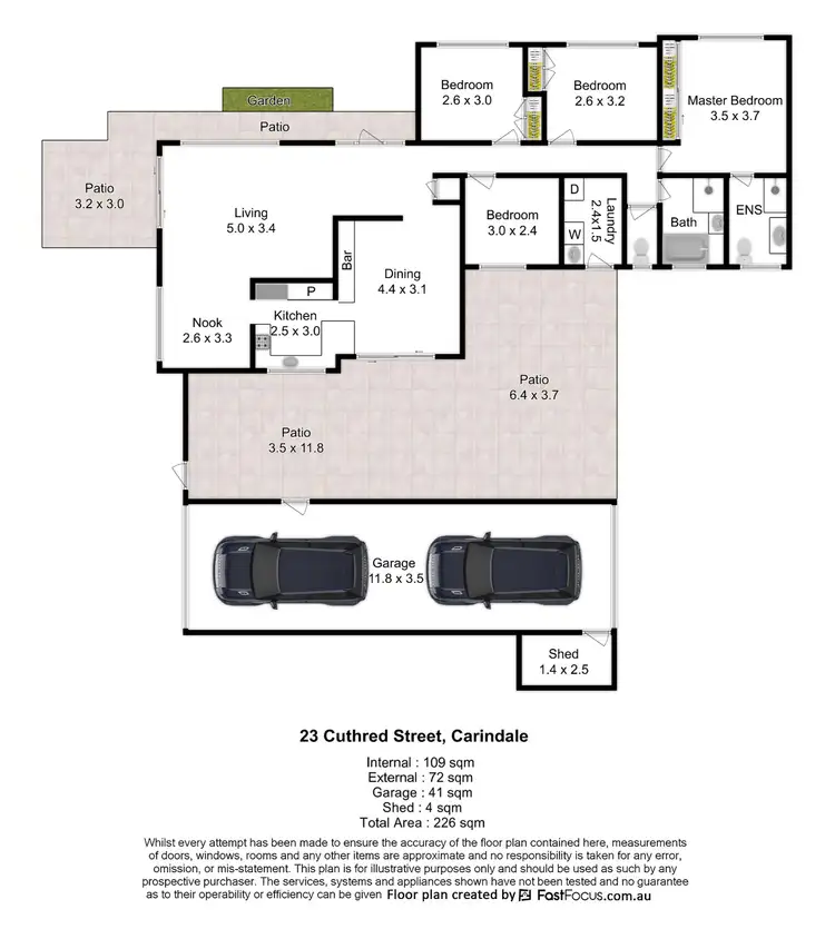 Floorplan of Homely house listing, 39 Tristan Street, Carindale QLD 4152