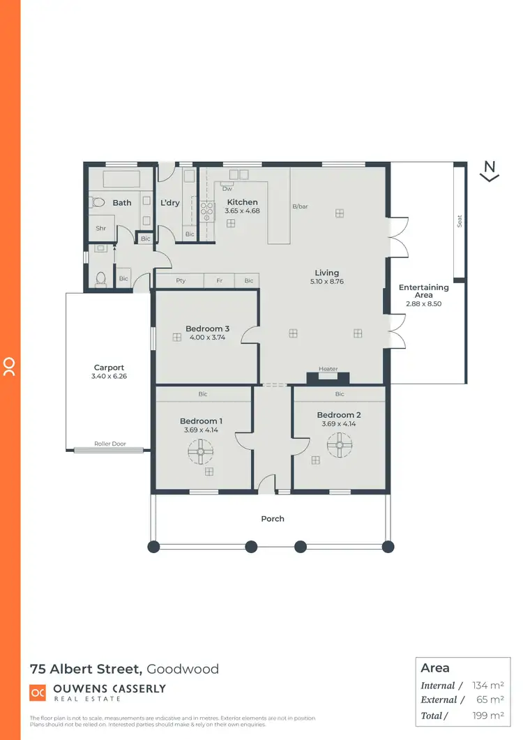Floorplan of Homely house listing, 75 Albert Street, Goodwood SA 5034