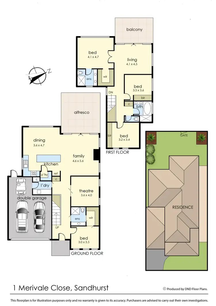 Floorplan of Homely house listing, 1 Merivale Close, Sandhurst VIC 3977