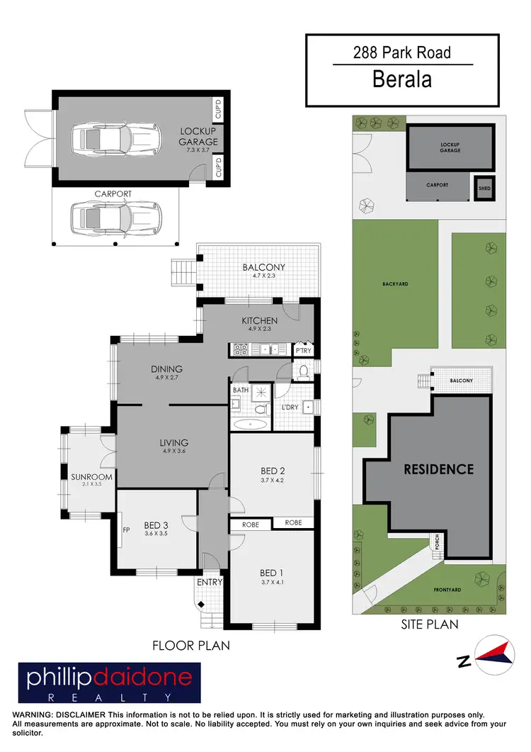 Floorplan of Homely house listing, 288 Park Road, Berala NSW 2141