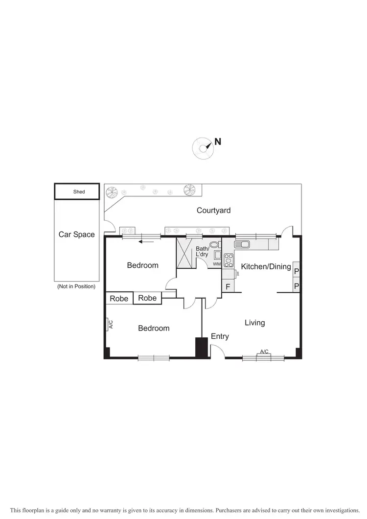 Floorplan of Homely apartment listing, 5/57 Southey Street, Elwood VIC 3184