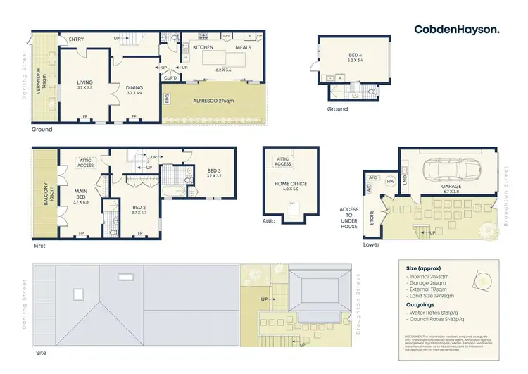 Floorplan of Homely house listing, 38 Darling Street, Glebe NSW 2037