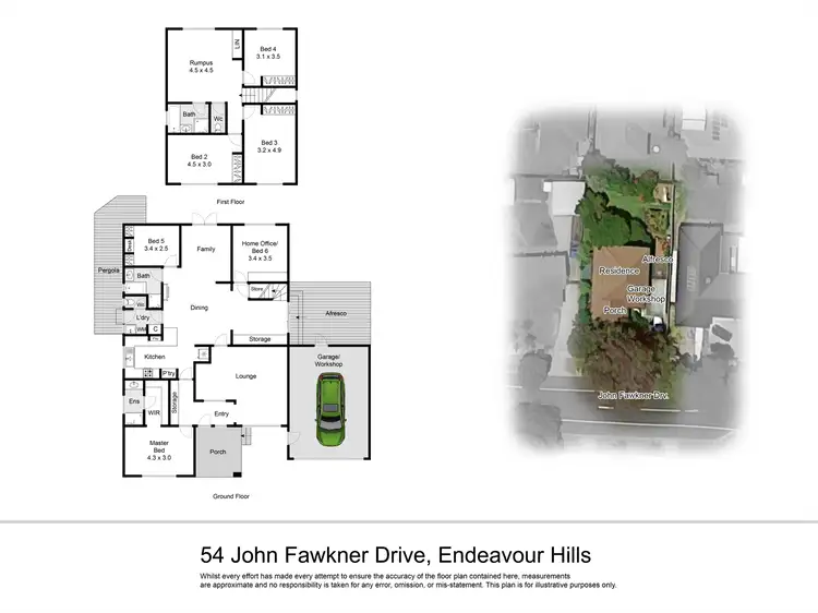 Floorplan of Homely house listing, 54 John Fawkner Drive, Endeavour Hills VIC 3802