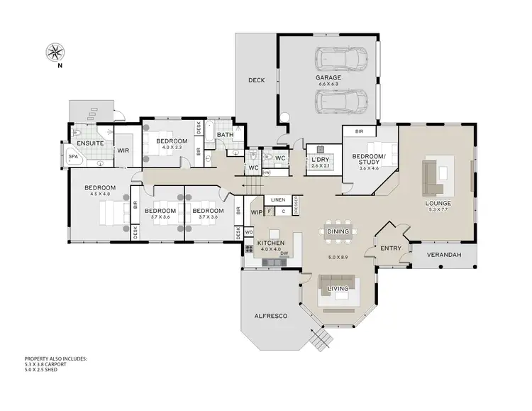 Floorplan of Homely house listing, 115a Cormiston Road, Riverside TAS 7250