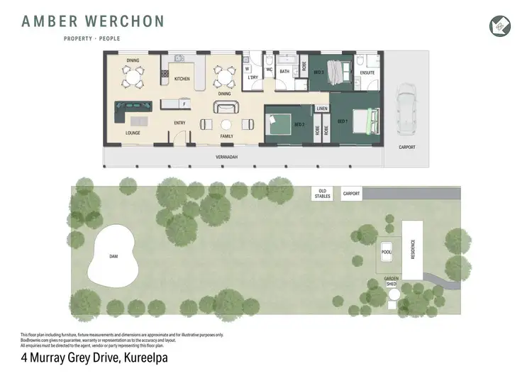 Floorplan of Homely house listing, 4 Murray Grey Drive, Kureelpa QLD 4560