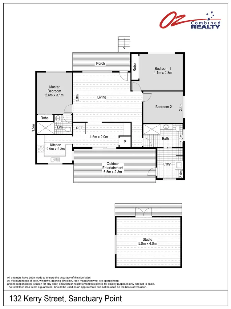 Floorplan of Homely house listing, 132 Kerry Street, Sanctuary Point NSW 2540