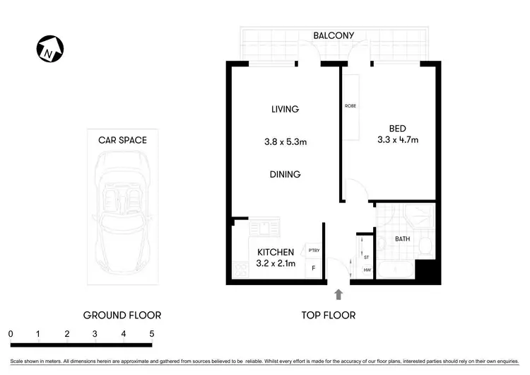 Floorplan of Homely apartment listing, 41/20 Warwick Avenue, Cammeray NSW 2062