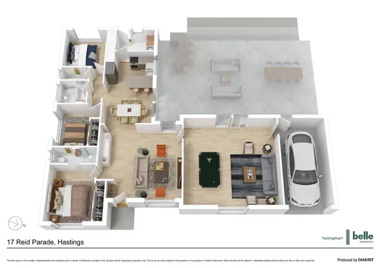 Floorplan of Homely house listing, 17 Reid Parade, Hastings VIC 3915