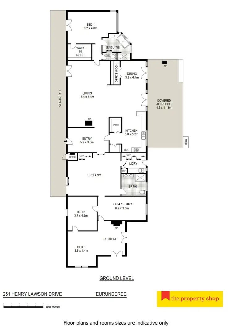 Floorplan of Homely rural property listing, 251 Henry Lawson Drive, Mudgee NSW 2850