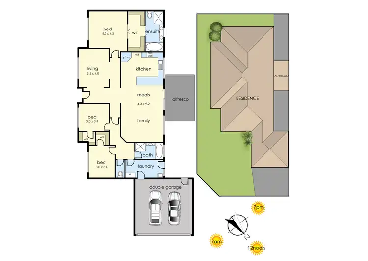 Floorplan of Homely house listing, 11 Dina Retreat, Carrum Downs VIC 3201