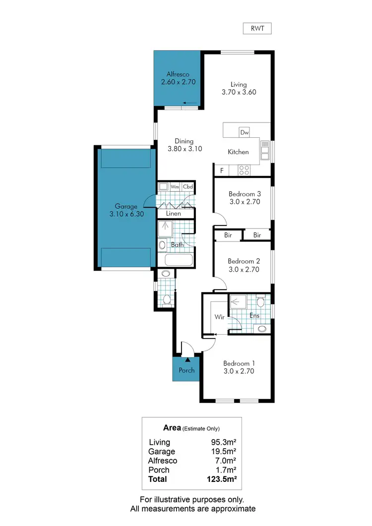 Floorplan of Homely house listing, 26B Galway Avenue, North Plympton SA 5037
