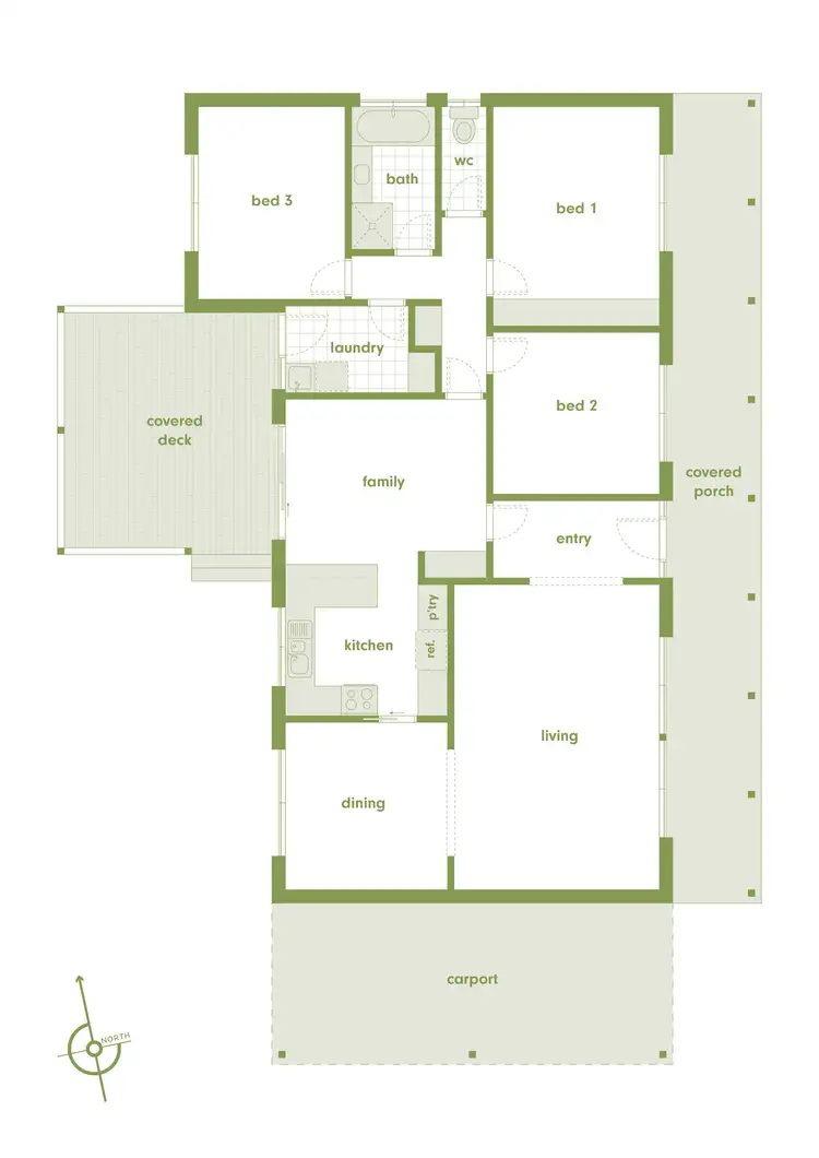 Floorplan of Homely house listing, 24 Hebblewhite Street, Monash ACT 2904