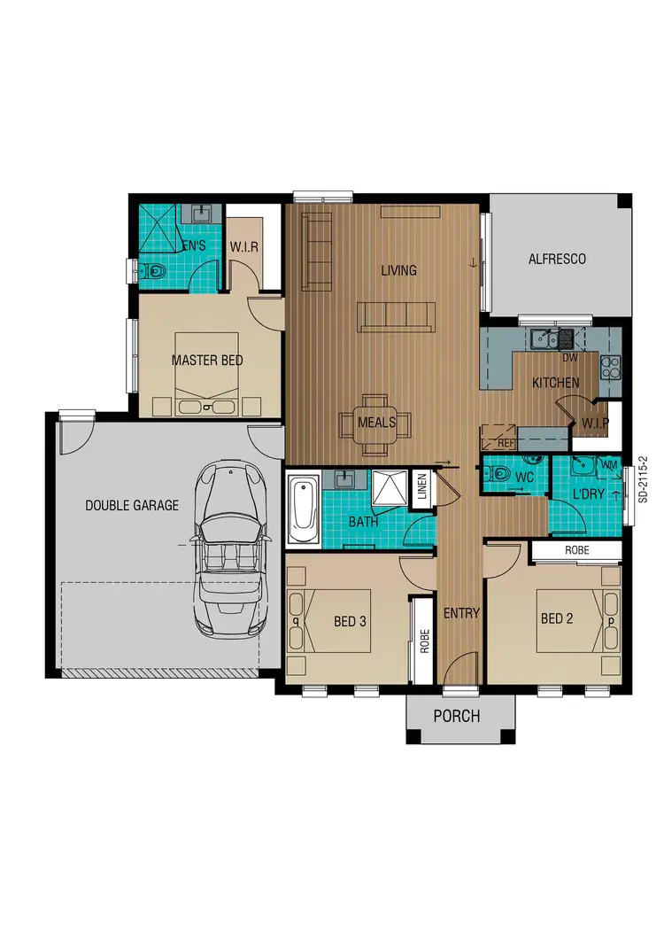 Floorplan of Homely land listing, LOT 27 Crosbie Place, Merbein VIC 3505