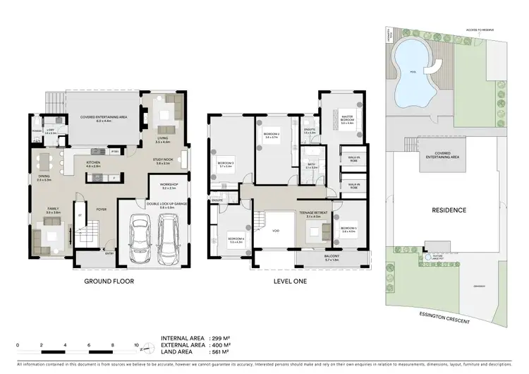 Floorplan of Homely house listing, 36 Essington Crescent, Sylvania NSW 2224
