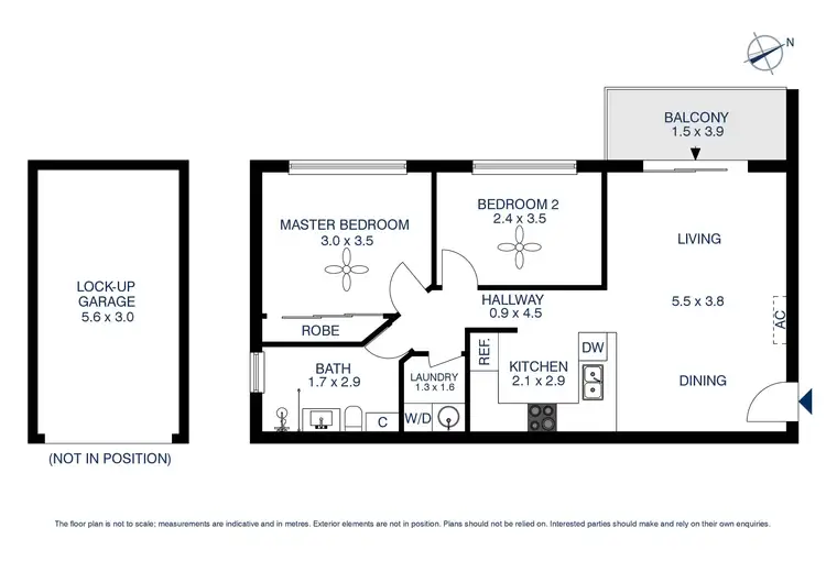 Floorplan of Homely apartment listing, 27/7 Griffiths Street, Blacktown NSW 2148
