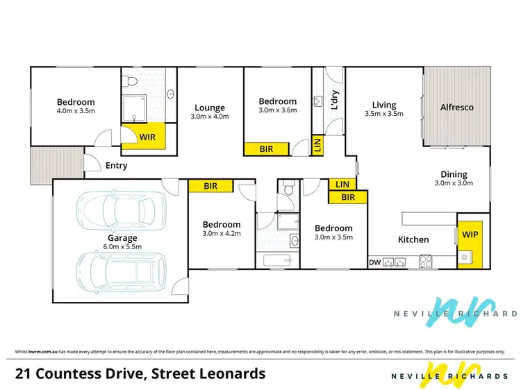 Floorplan of Homely house listing, 21-25 Countess Drive, St Leonards VIC 3223