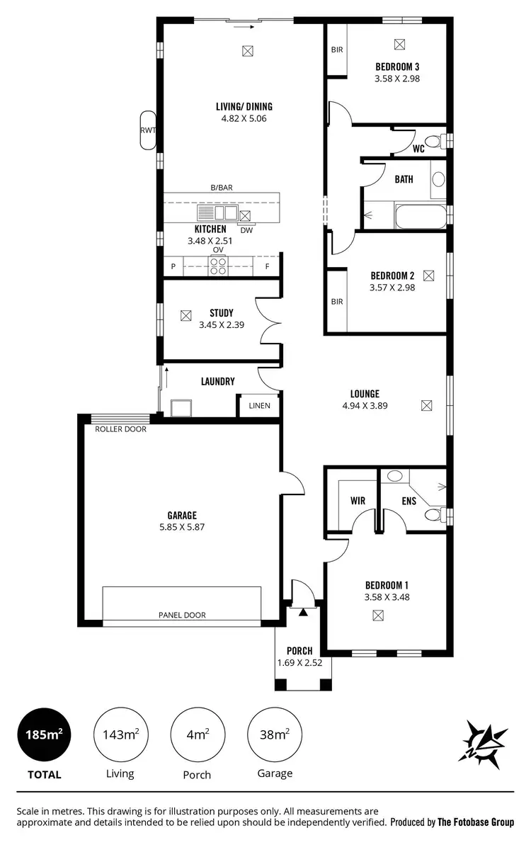 Floorplan of Homely house listing, 16 Gonis Circuit, Evanston Gardens SA 5116