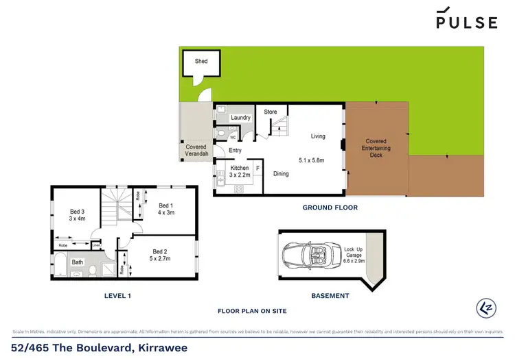 Floorplan of Homely townhouse listing, 52/465-479 The Boulevarde, Kirrawee NSW 2232