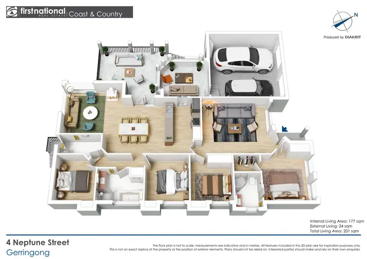 Floorplan of Homely house listing, 4 Neptune Street, Gerringong NSW 2534