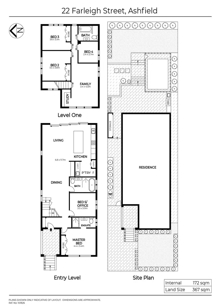 Floorplan of Homely house listing, 22 Farleigh Street, Ashfield NSW 2131