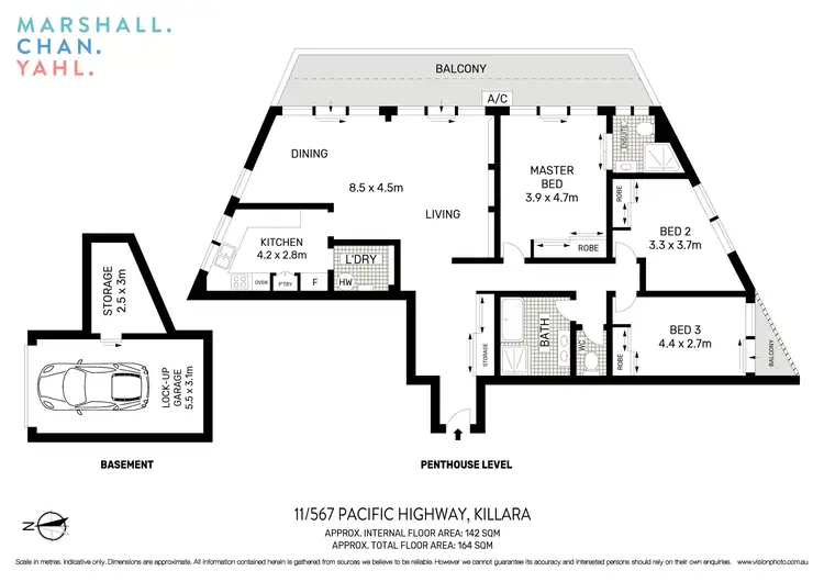 Floorplan of Homely apartment listing, 11/567 Pacific Highway, Killara NSW 2071