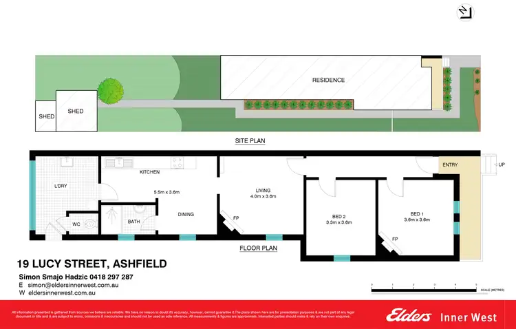 Floorplan of Homely semi-detached listing, 19 Lucy Street, Ashfield NSW 2131