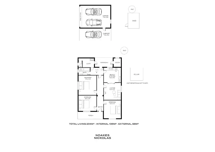 Floorplan of Homely house listing, 64 Carlton Parade, Torrensville SA 5031