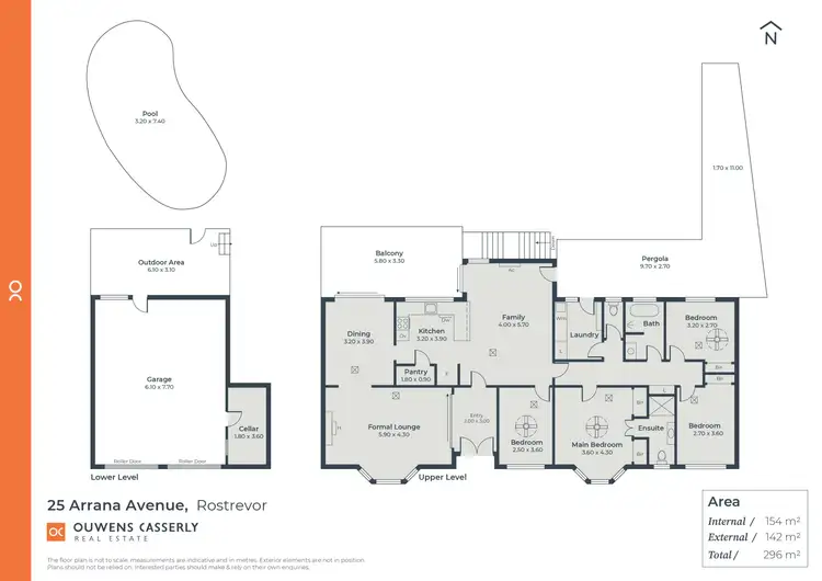 Floorplan of Homely house listing, 25 Arrana Avenue, Rostrevor SA 5073