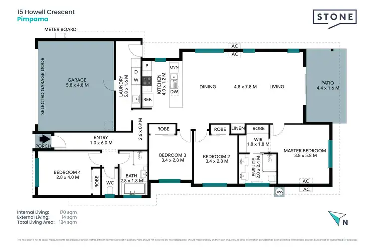Floorplan of Homely house listing, 15 Howell Crescent, Pimpama QLD 4209